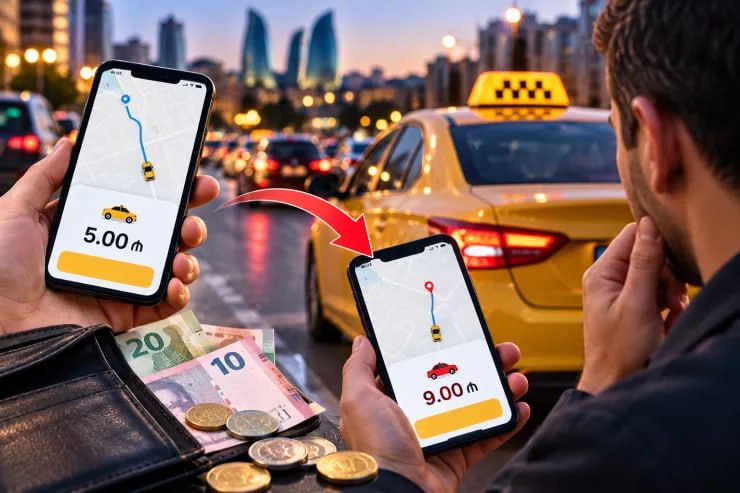 Taksi 5 manat göstərir, sonda 9 manat çıxır &ndash; Cibimizdən pul necə gedir?