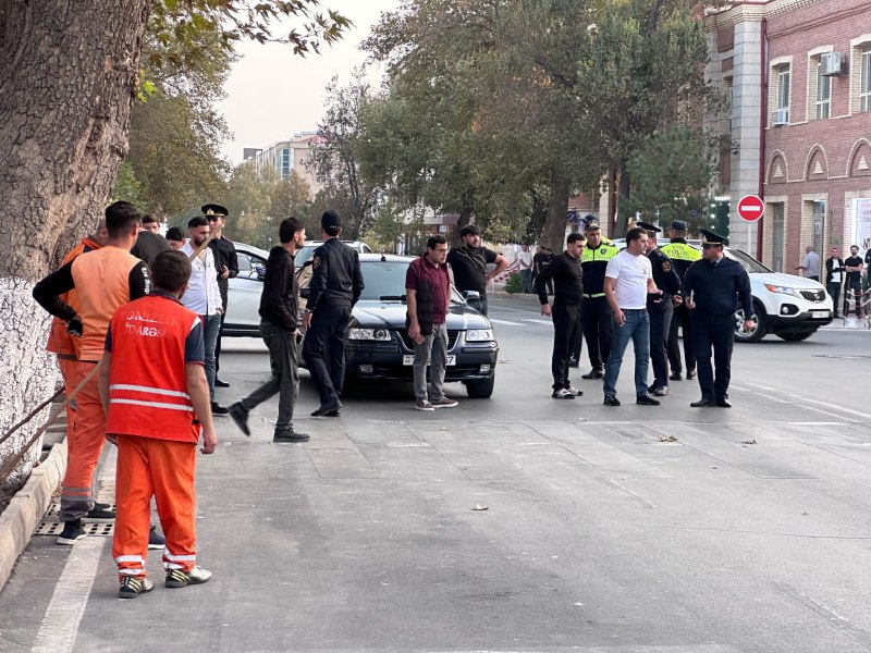 Naxçıvanda avtomobil piyadanı vurdu - FOTO