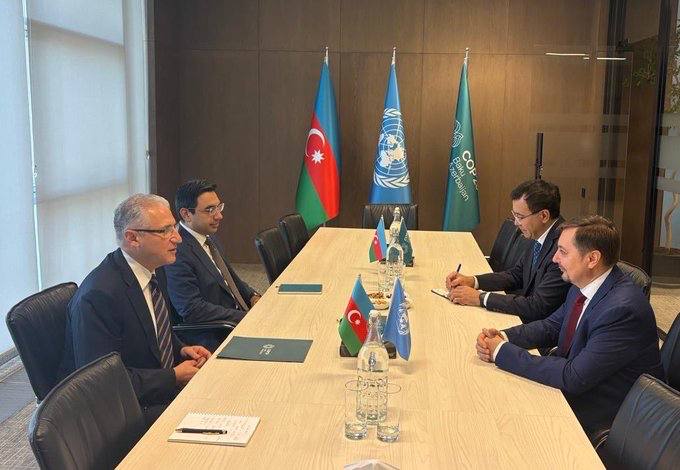 Azərbaycan və BMT arasında ekoloji problemlərin həlli müzakirə edildi - FOTO Azərbaycan və BMT arasında ekoloji problemlərin həlli müzakirə edildi - FOTO