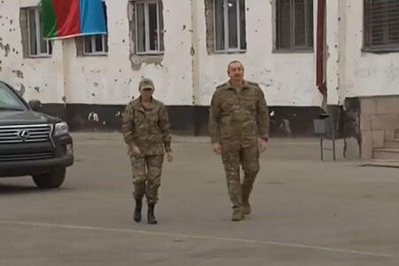 İlham Əliyev: “Burada hərbi hissədən başqa heç nə yoxdur”