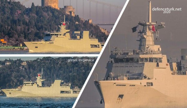 Pakistan gəmisində Türkiyə bayrağı dalğalanıb