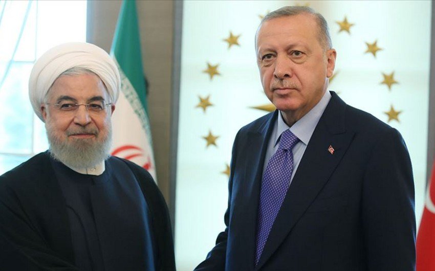 Ərdoğan və Ruhani Qarabağı müzakirə ediblər