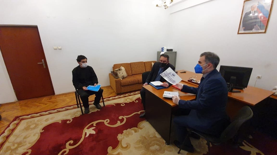 Ombudsman nümayəndələri erməni əsirlərlə görüşdü