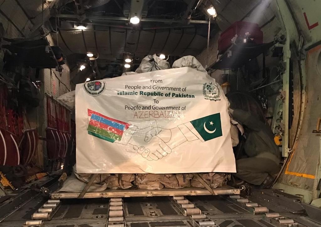 Pakistan Azərbaycana humanitar yardım göstərdi
