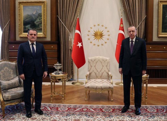 Ərdoğan Ceyhun Bayramovla görüşdü Ərdoğan Ceyhun Bayramovla görüşdü