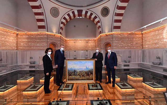Azərbaycan rəssamından Ərdoğana doğum günü hədiyyəsi - FOTO  