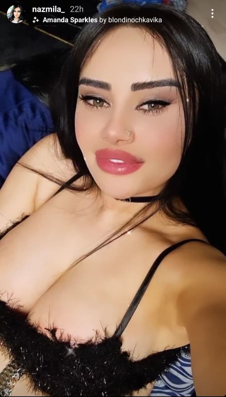 Naz Mila açıq-saçıq geyimi ilə YENƏ GÜNDƏMDƏ - FOTOLAR - foto 1