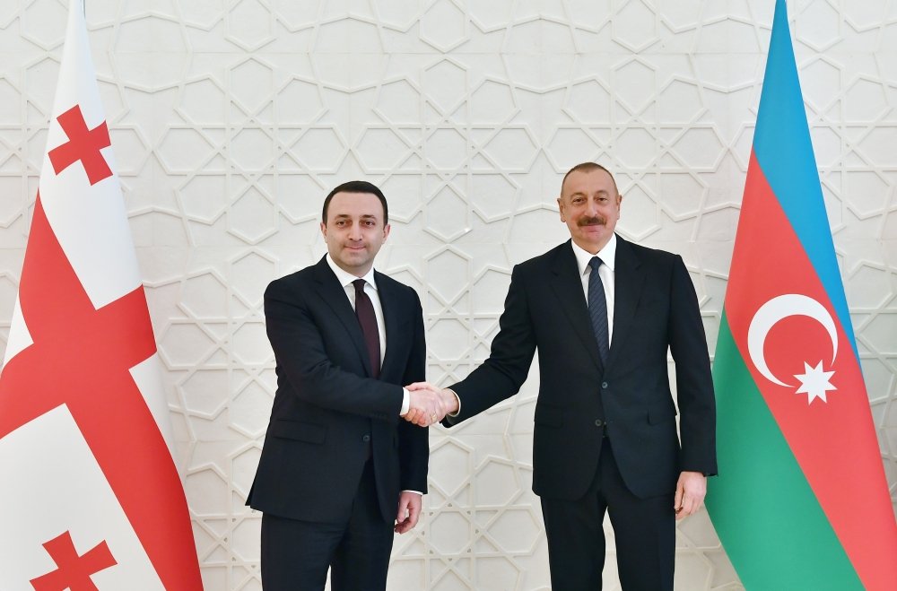 İlham Əliyev Gürcüstanın Baş nazirini qəbul etdi - FOTO İlham Əliyev Gürcüstanın Baş nazirini qəbul etdi - FOTO