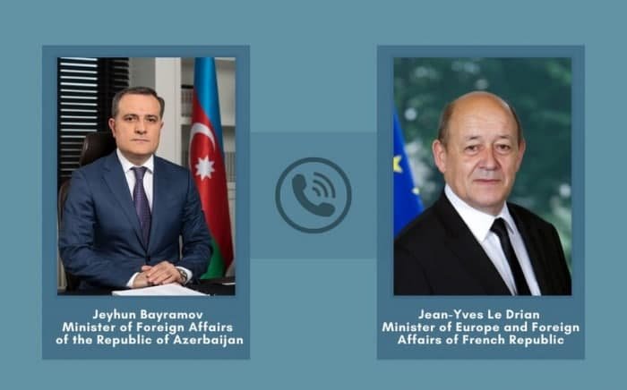 Fransanın XİN rəhbəri Ceyhun Bayramova zəng etdi - SON DƏQİQƏ