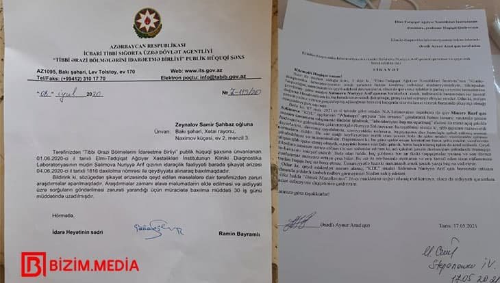 Ağciyər İnstitutunda maliyyə fırıldağı – COVID xəstələri ilə işləməyən həkimlərə MAAŞ yazılır - SƏSYAZISI - foto 1