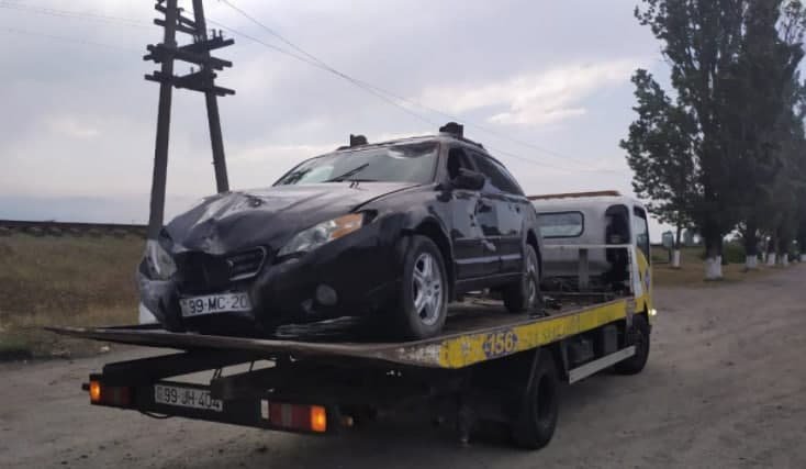 Lənkəranda yol qəzası: sürücü öldü