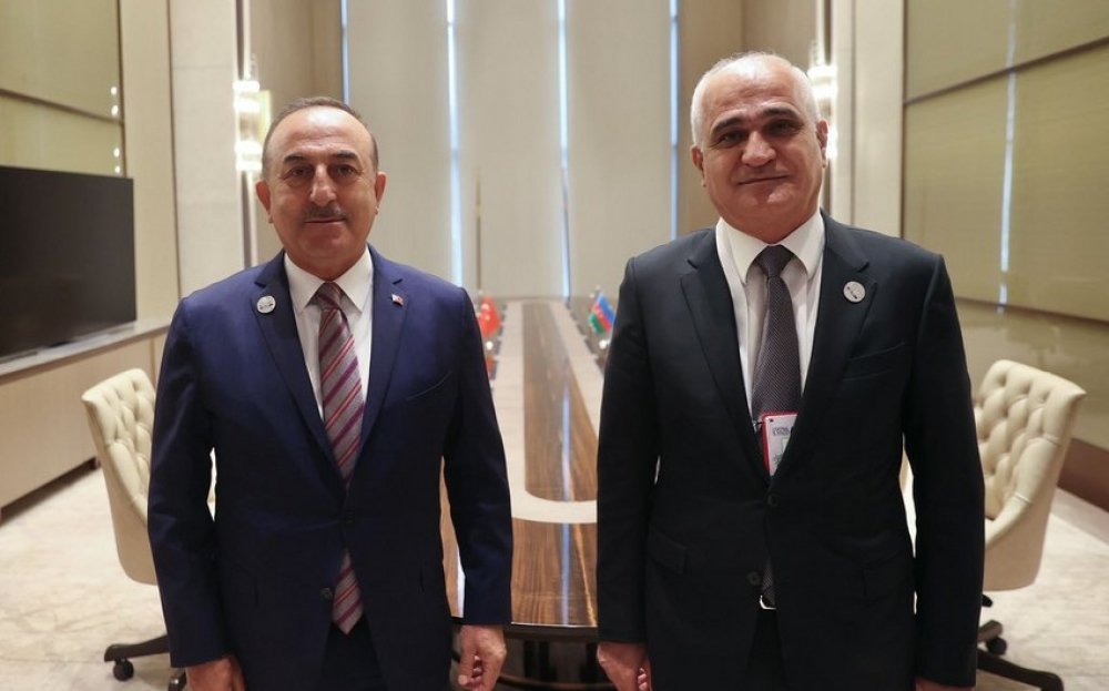 Şahin Mustafayev Çavuşoğlu ilə görüşdü