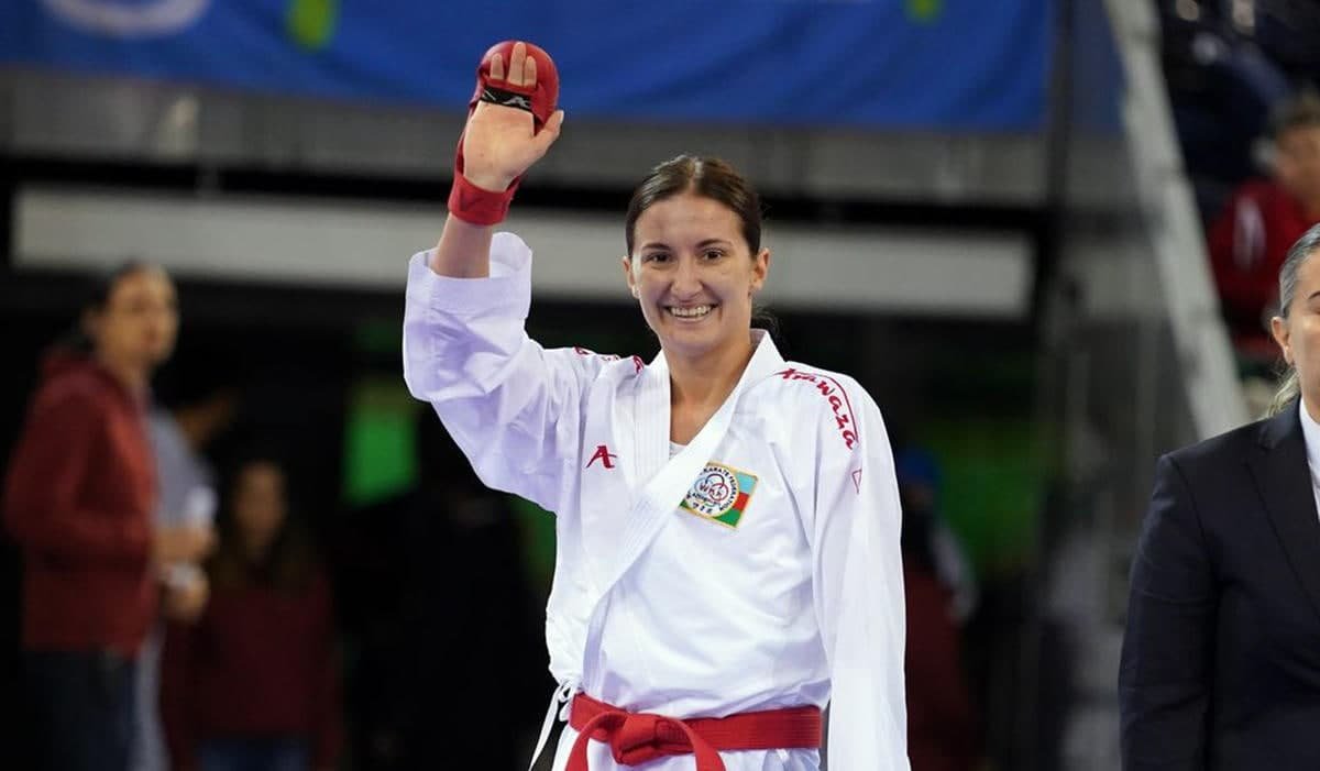Karateçimiz İrina Zaretska yarımfinalda çinli ilə qarşılaşacaq