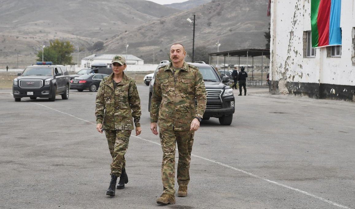 İlham Əliyev və Mehriban Əliyeva Xocavənddə - FOTO