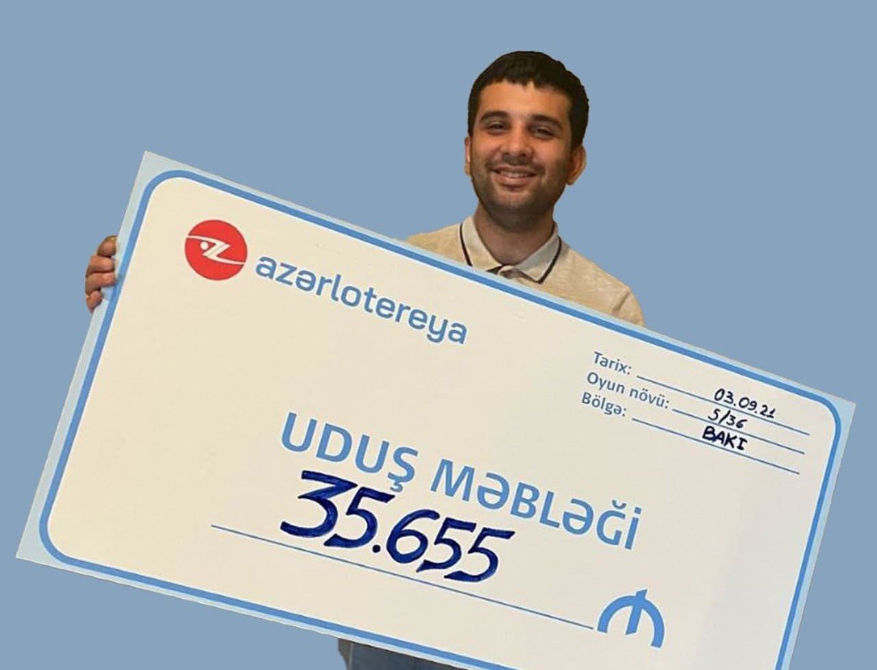 Bakı sakini 35.655 manatlıq “Cek Pot” uddu  