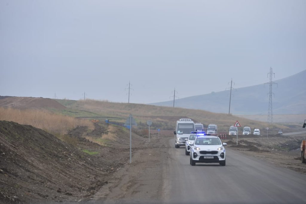 Diplomatik korpus nümayəndələrinin Şuşaya səfəri BAŞLADI - FOTO 