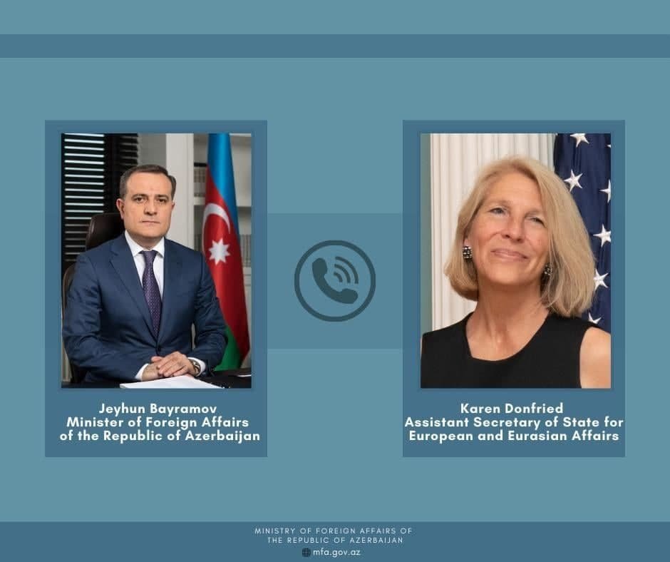 Ceyhun Bayramovla ABŞ Dövlət Katibinin köməkçisi arasında TELEFON DANIŞIĞI - DETALLAR