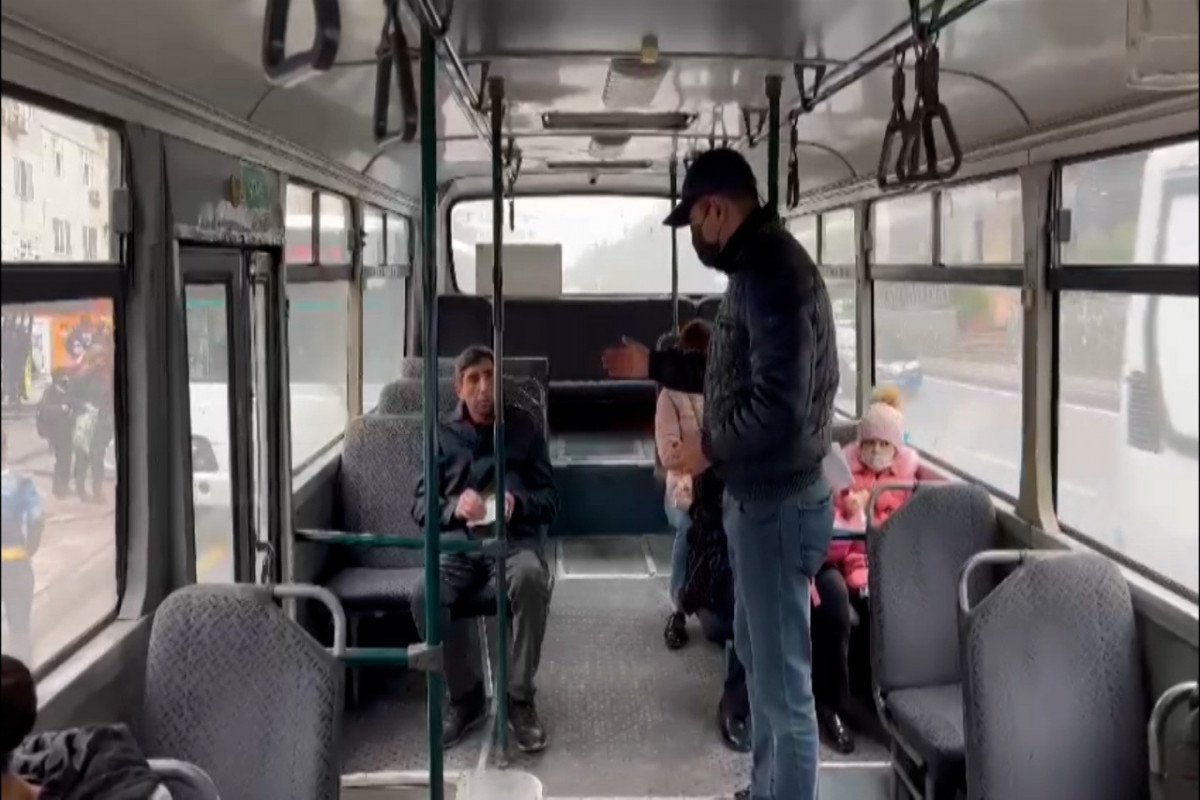 DİN ictimai nəqliyyata nəzarəti mülki polislərlə GÜCLƏNDİRDİ - FOTO
