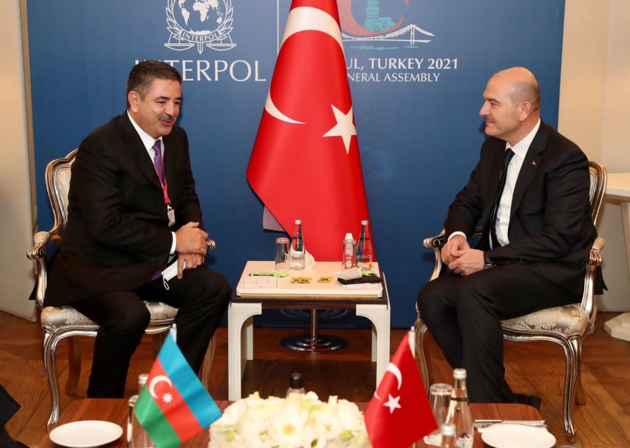 Süleyman Soylu azərbaycanlı nazir müavinini qəbul etdi - FOTO