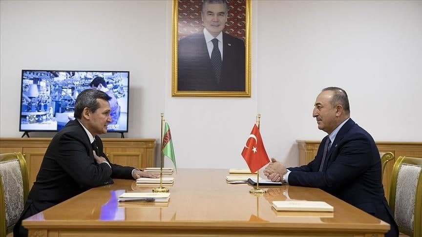 Mövlud Çavuşoğlu Aşqabadda türkmənistanlı həmkarı ilə görüşdü