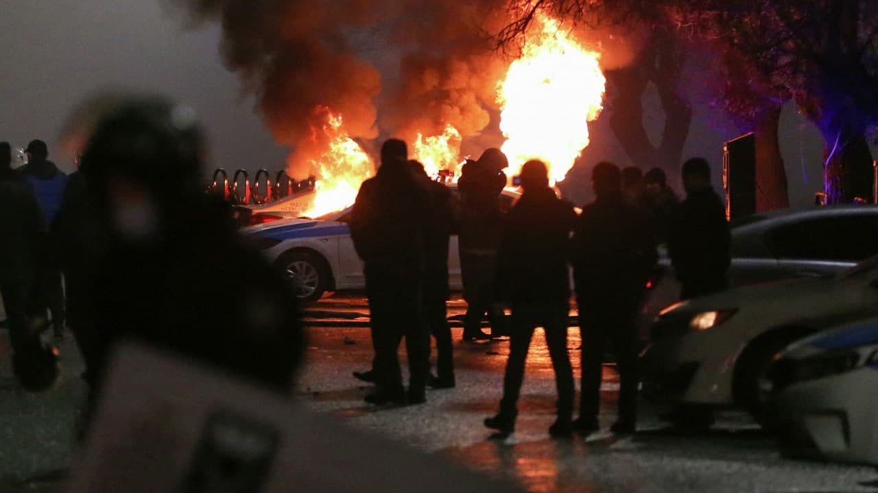 Almatıda saxlanılan iğtişaş iştirakçılarının sayı 2,4 min nəfərə çatdı
