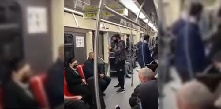 Bakı metrosunda ZARAFAT: Qatardakı sərnişinlər qorxdular və... - VİDEO