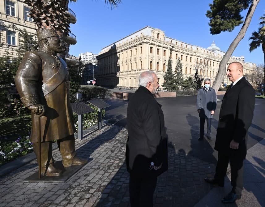 “Tağıyevin qəbrinin yerləşdiyi Pirhəsən ziyarətgahı təşəbbüsümlə abadlaşdırıldı” – İlham Əliyev