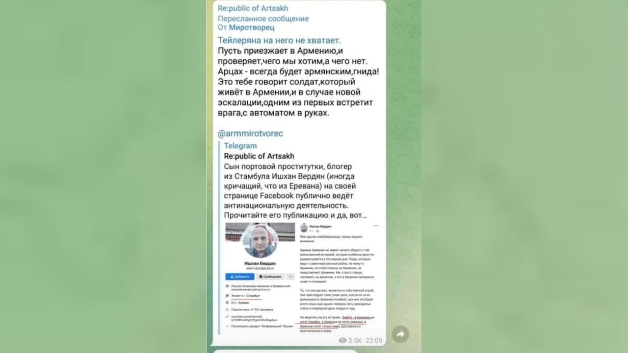Sülh çağırışları edən erməni bloqeri Georqi Vanyanın aqibəti gözləyir? – Soydaşlarından ÖLÜM TƏHDİDLƏRİ – FOTOFAKT - foto 3