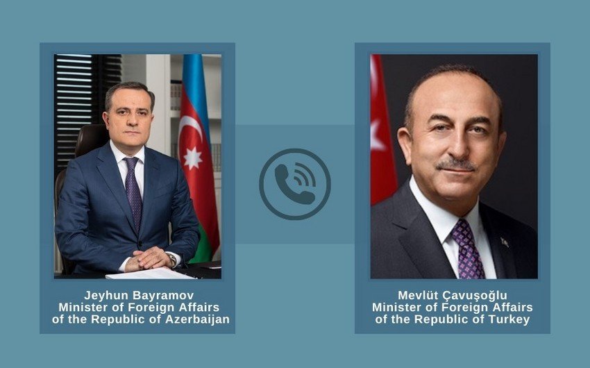 Ceyhun Bayramov və Çavuşoğlu Brüssel görüşünü müzakirə etdi