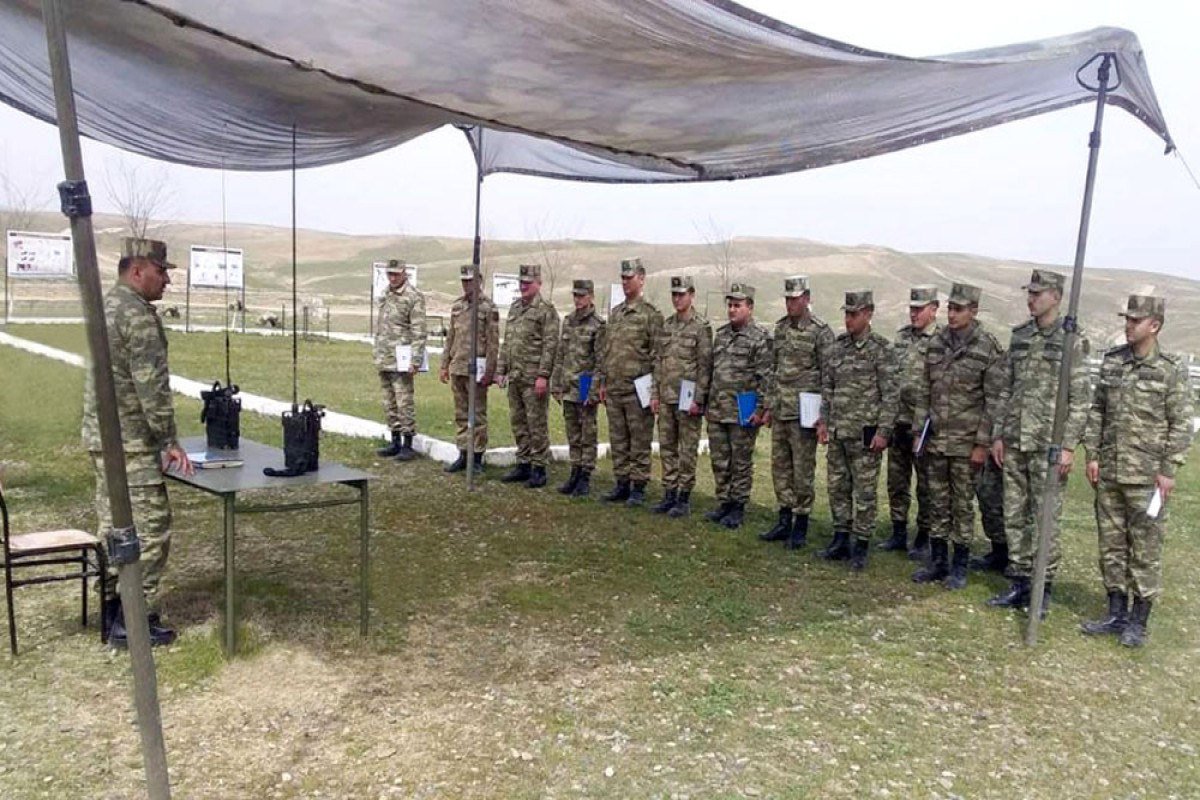 Azərbaycan Ordusunda məşğələlər keçirilib - FOTO