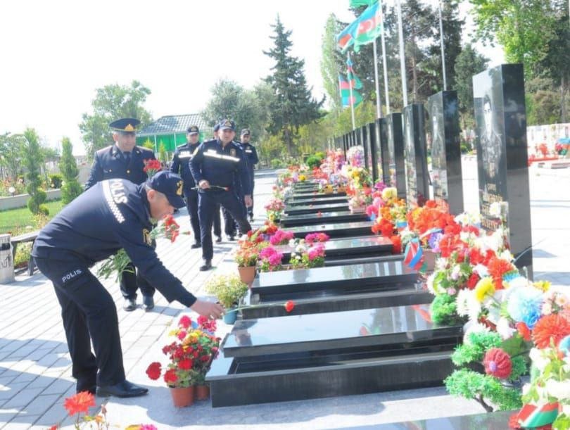 Bərdədə şəhid polisin xatirəsi yad edilib