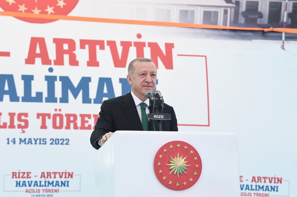 İlham Əliyev və Ərdoğan Rize-Artvin hava limanının açılışında - YENİLƏNİB - FOTO/VİDEO - foto 12