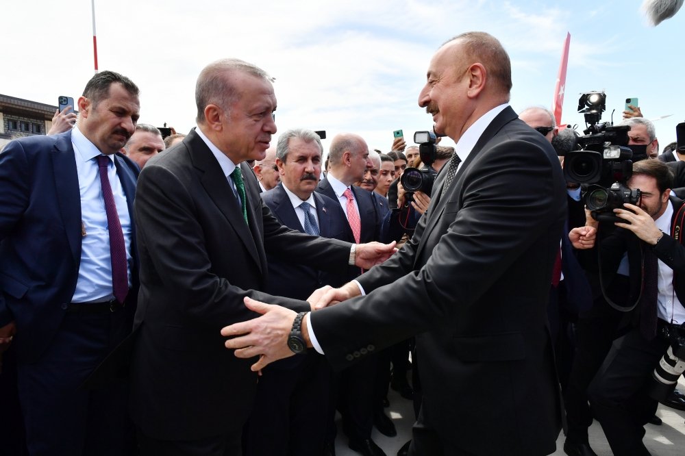İlham Əliyev və Ərdoğan Rize-Artvin hava limanının açılışında - YENİLƏNİB - FOTO/VİDEO