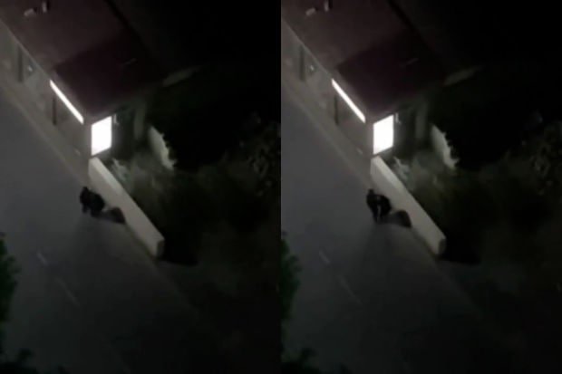 DİN küçədə döyülən qadınla bağlı məlumat yaydı 
