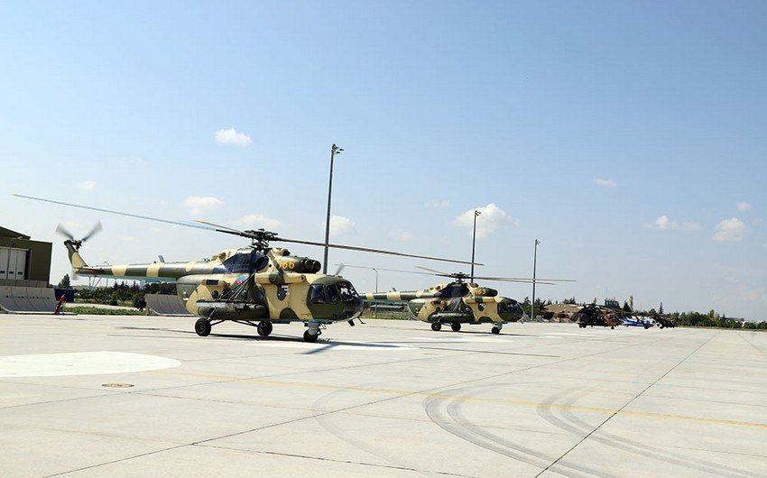 Türkiyədə helikopterlərimiz havaya qaldırıldı: TƏLİMİN ƏRAZİSİNƏ BAXIŞ - VİDEO