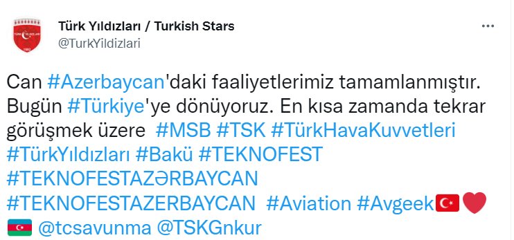 “Türk Ulduzları” Türkiyəyə qayıdırlar - foto 1