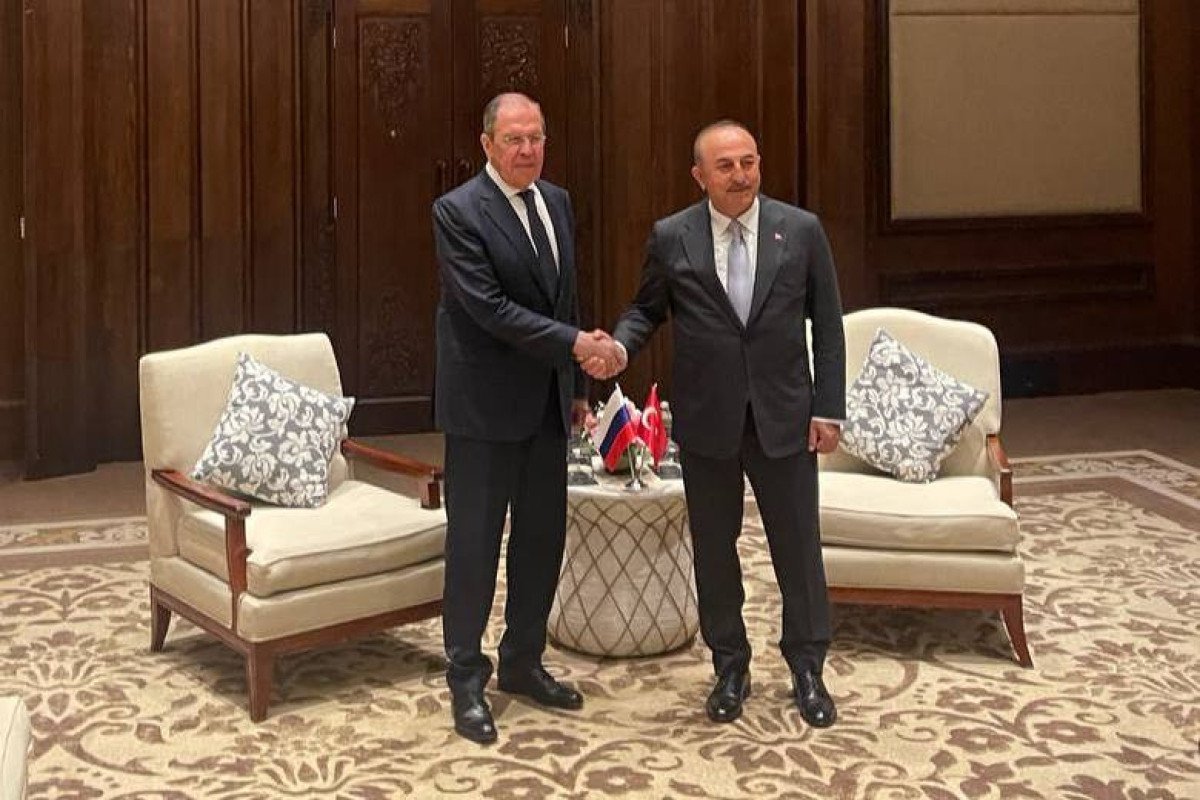 Çavuşoğlu və Lavrov görüşdü