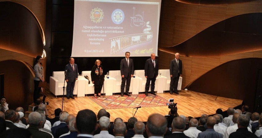Ağsaqqal və veteranların təmsil olunduğu QHT-lərin əməkdaşlıq forumu keçirilib - FOTO