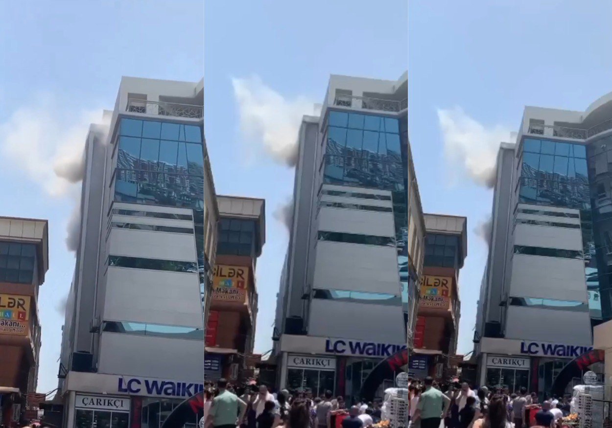 “LC Waikiki” geyim mağazasında HƏYƏCANLI ANLAR - VİDEO