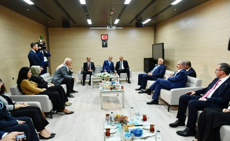 İlham Əliyev Ərdoğanla şam yeməyinə qatıldı - FOTO - foto 3