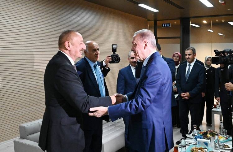 İlham Əliyev Ərdoğanla şam yeməyinə qatıldı - FOTO - foto 1