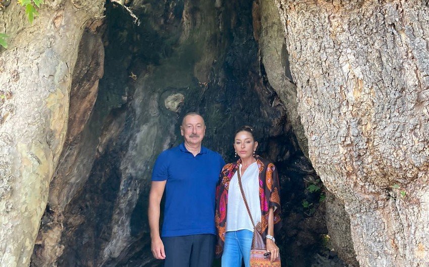 Mehriban Əliyeva Basqal qəsəbəsindən paylaşım etdi – FOTO 