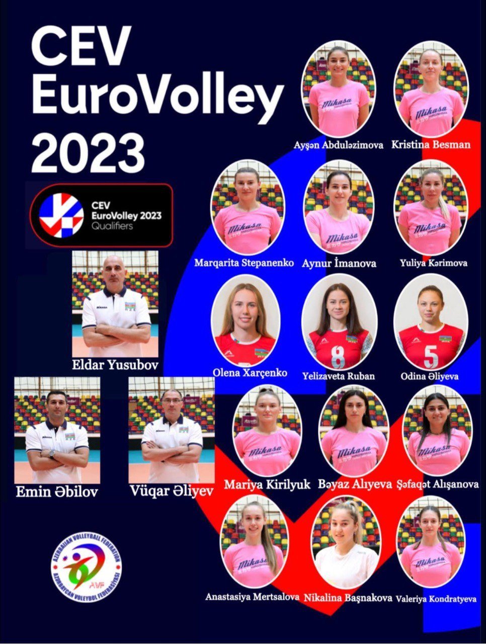 Azərbaycanın qadın voleybol yığmasının heyəti AÇIQLANDI - foto 1