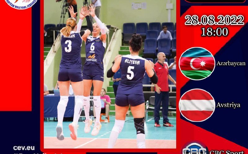 AVRO-2023: Azərbaycan voleybol yığması bu gün Avstriyanı qəbul edəcək AVRO-2023: Azərbaycan voleybol yığması bu gün Avstriyanı qəbul edəcək