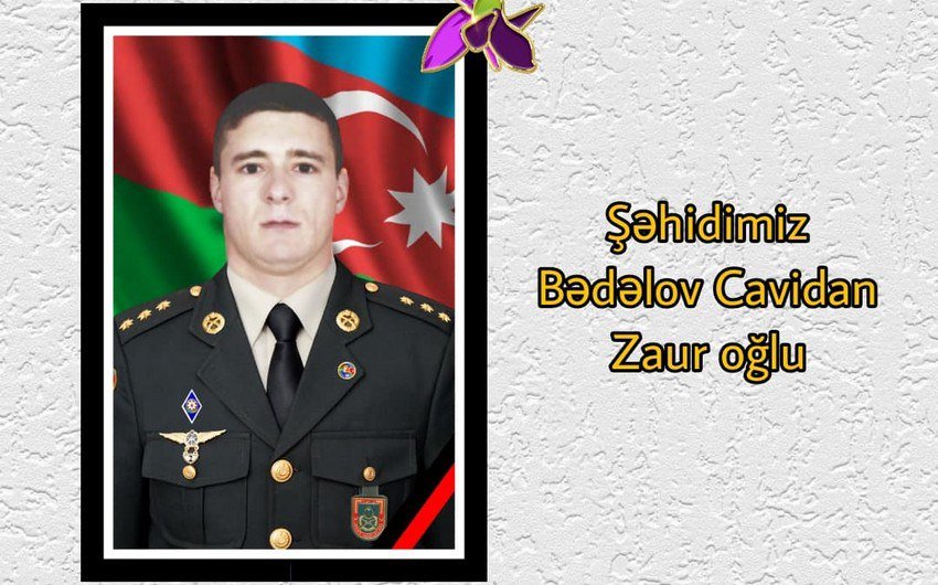 Şəhid Cavidan Bədəlovun cənazəsi ailəsinə təhvil verildi 