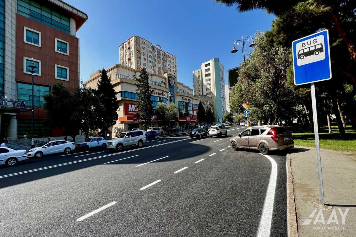 Paytaxtın daha bir prospekti yenidən qurulub 