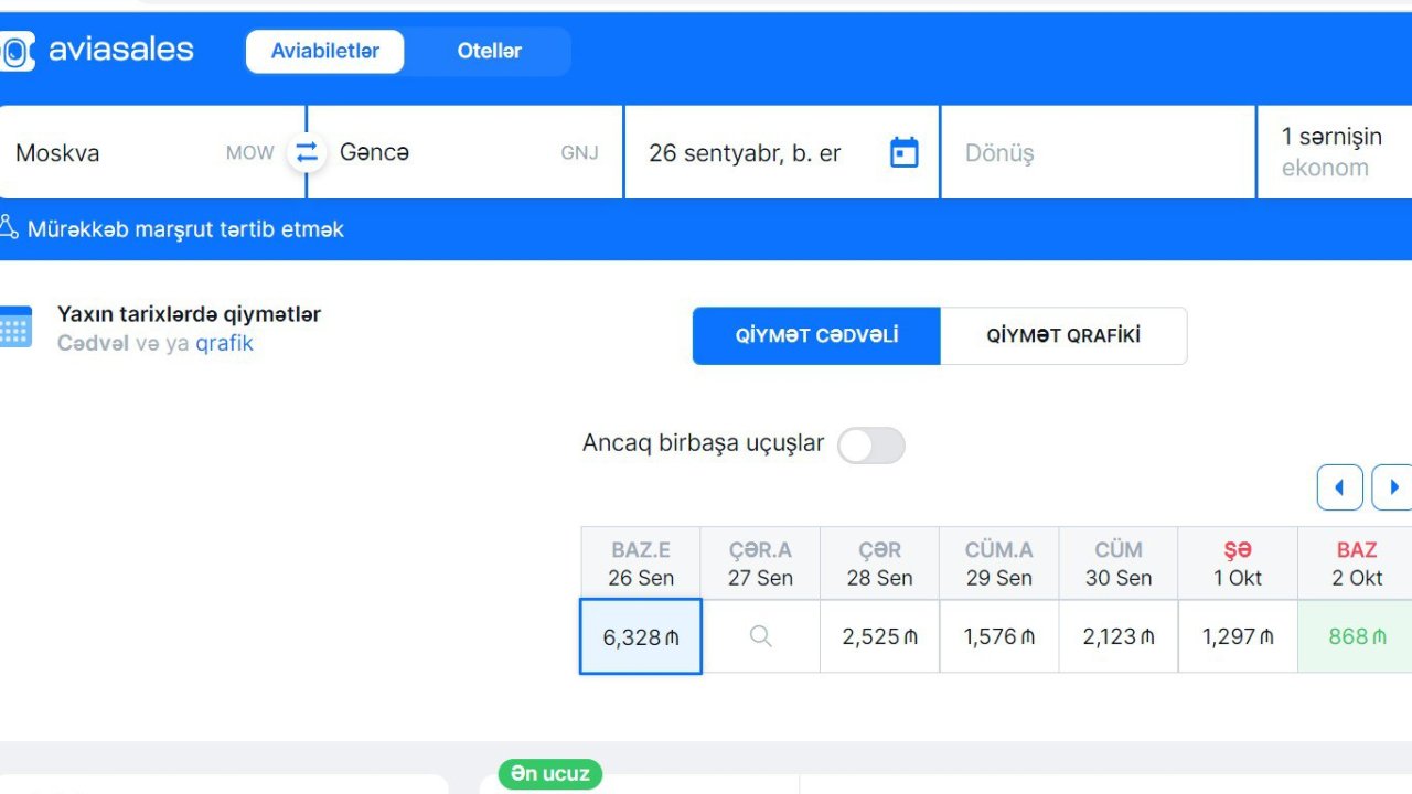 Rusiyadan Azərbaycana aviabiletlərin qiyməti KƏLLƏ-ÇARXA ÇIXDI – Ən ucuz bilet 15 min manat... - foto 3