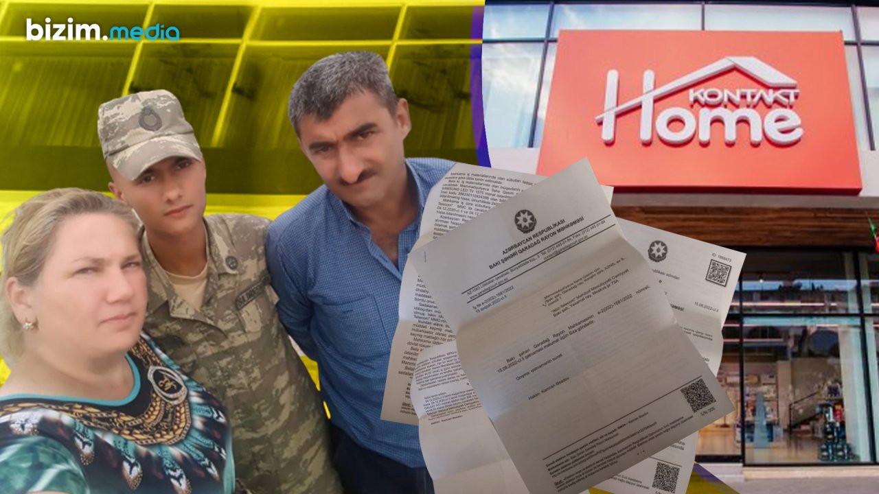 Şəhid anasını borca görə məhkəməyə verən “Kontakt Home”dan AÇIQLAMA  