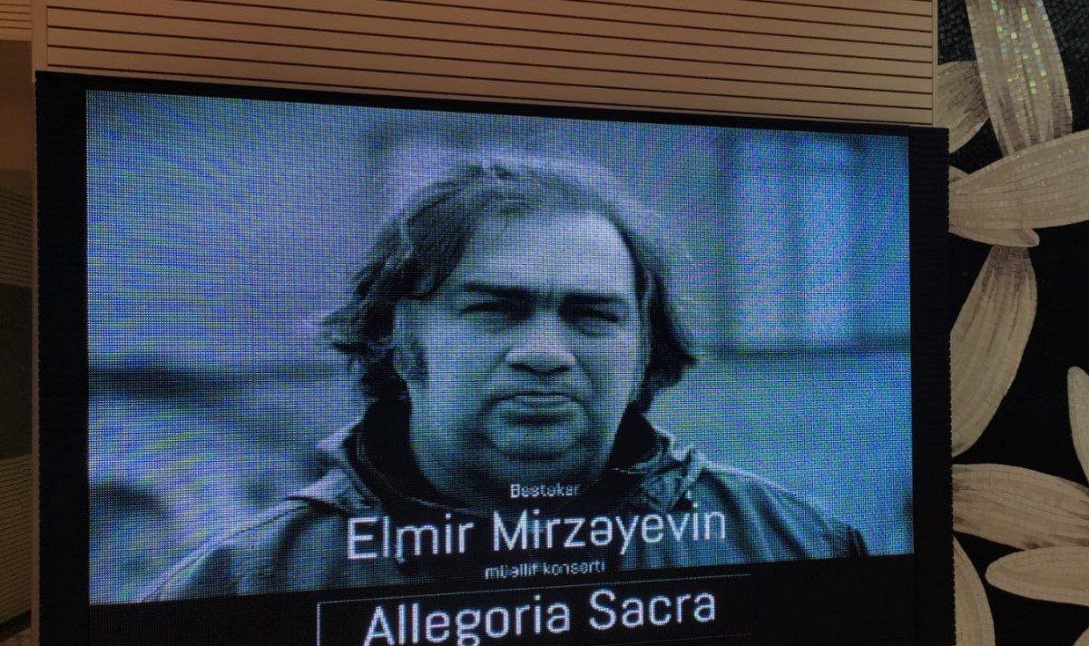 Müasir Azərbaycan bəstəkarı Elmir Mirzəyevin müəllif konserti keçirilib