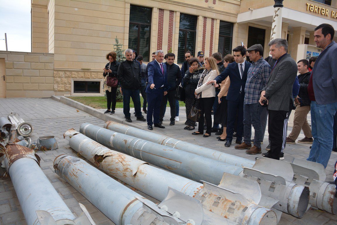 Xarici ölkələrin Ombudsmanları Tərtərdə erməni vandalizminin izləri ilə tanış olublar - FOTO 